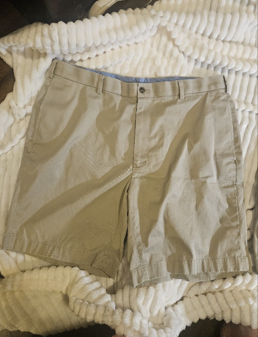 Brooks Brothers Mens Shorts Bermuda Cotton Casual Khaki Shorts Sz 38 Preppy